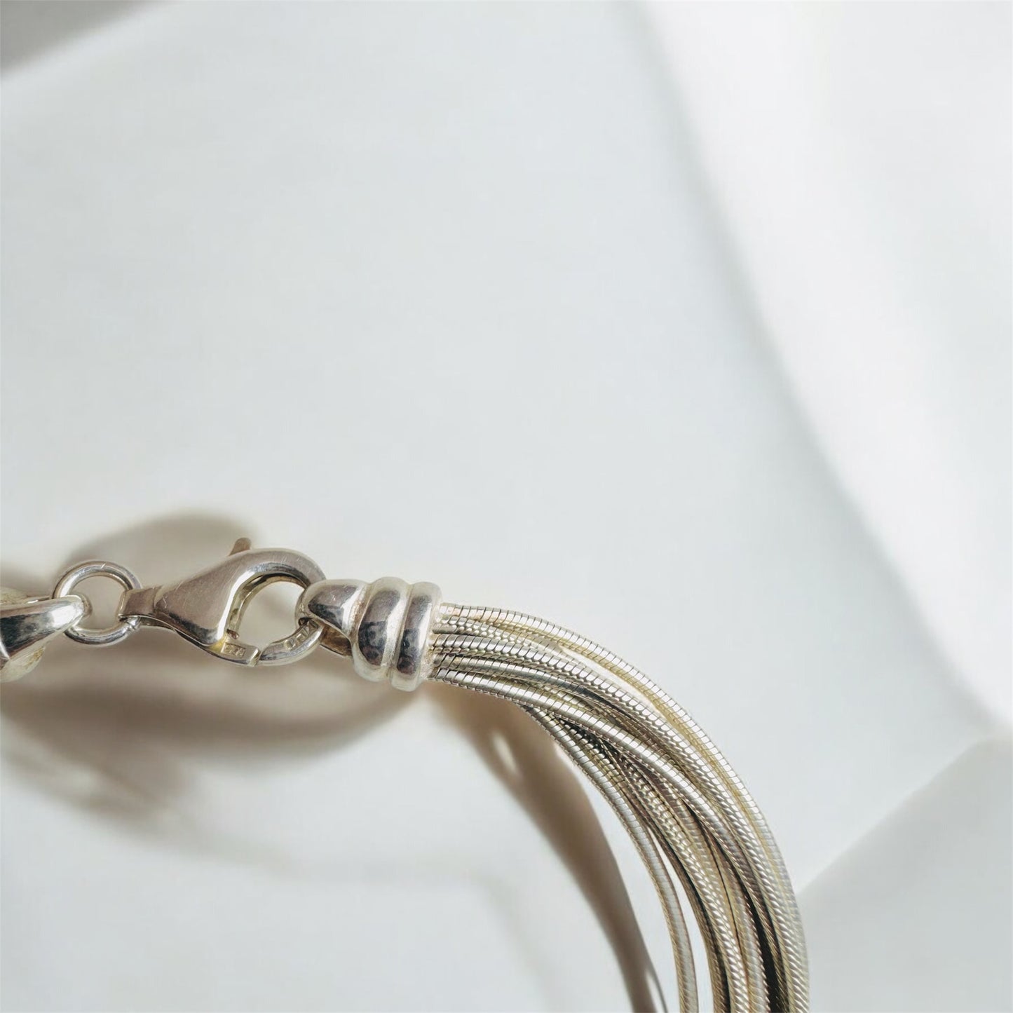 S925 Sterling Silver Ten-Strand Bracelet