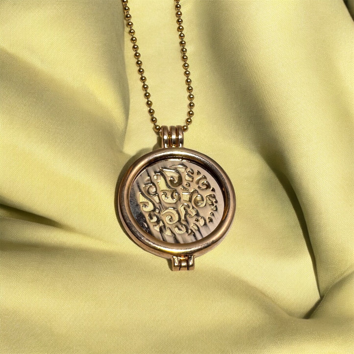 Interchangeable Coin Insert Necklace