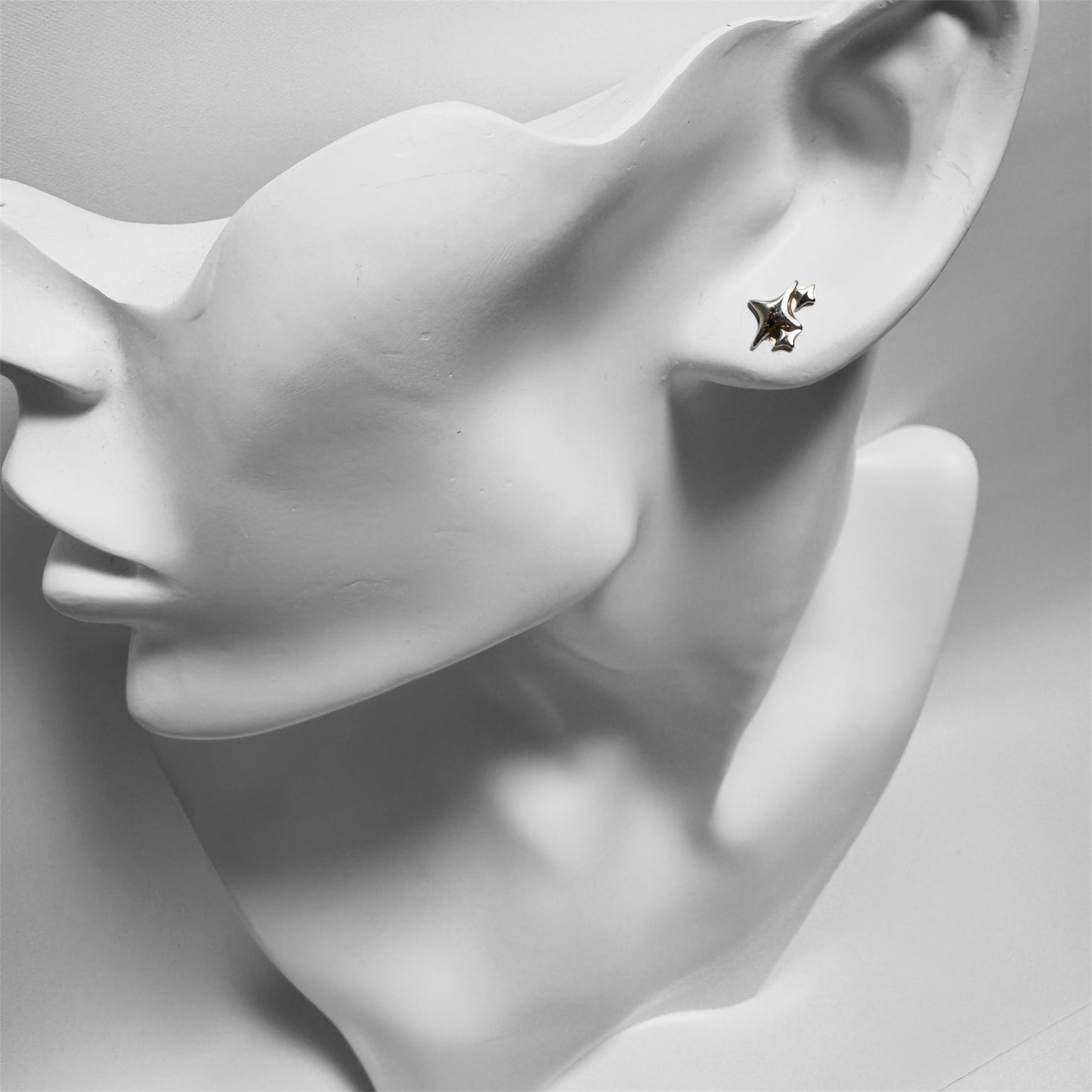 Asymmetrical Sparkles S925 Stering Silver Earrings
