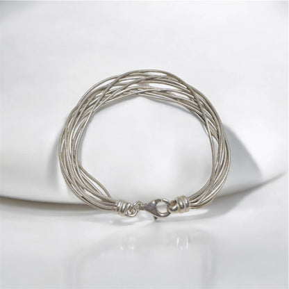 S925 Sterling Silver Ten-Strand Bracelet