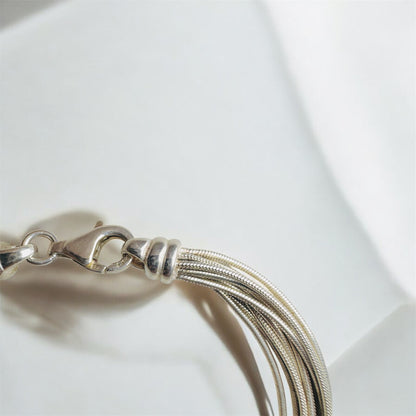 S925 Sterling Silver Ten-Strand Bracelet
