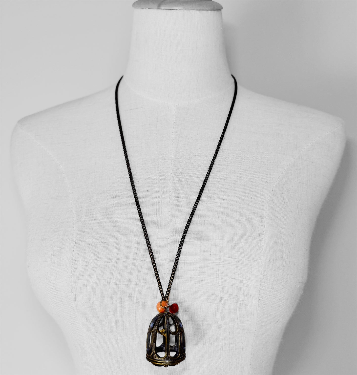Bird In A Cage necklace