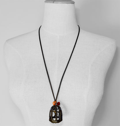 Bird In A Cage necklace