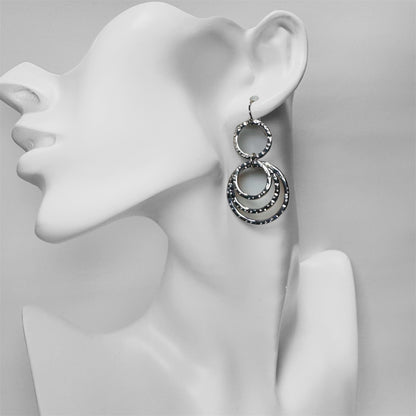 Trent Nathan Designer Round Stacked Earrings