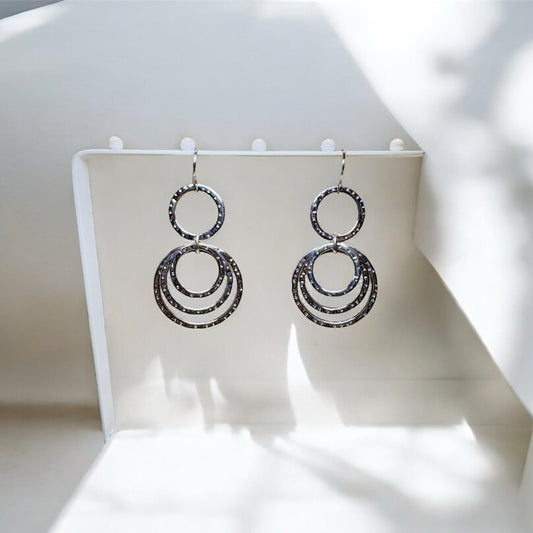 Trent Nathan Designer Round Stacked Earrings