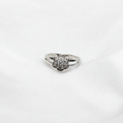 Starburst Cubic Zirconia S925 Sterling Silver Ring