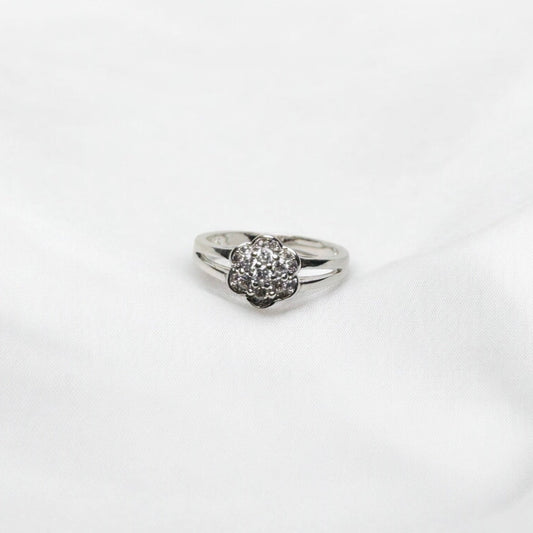 Starburst Cubic Zirconia S925 Sterling Silver Ring