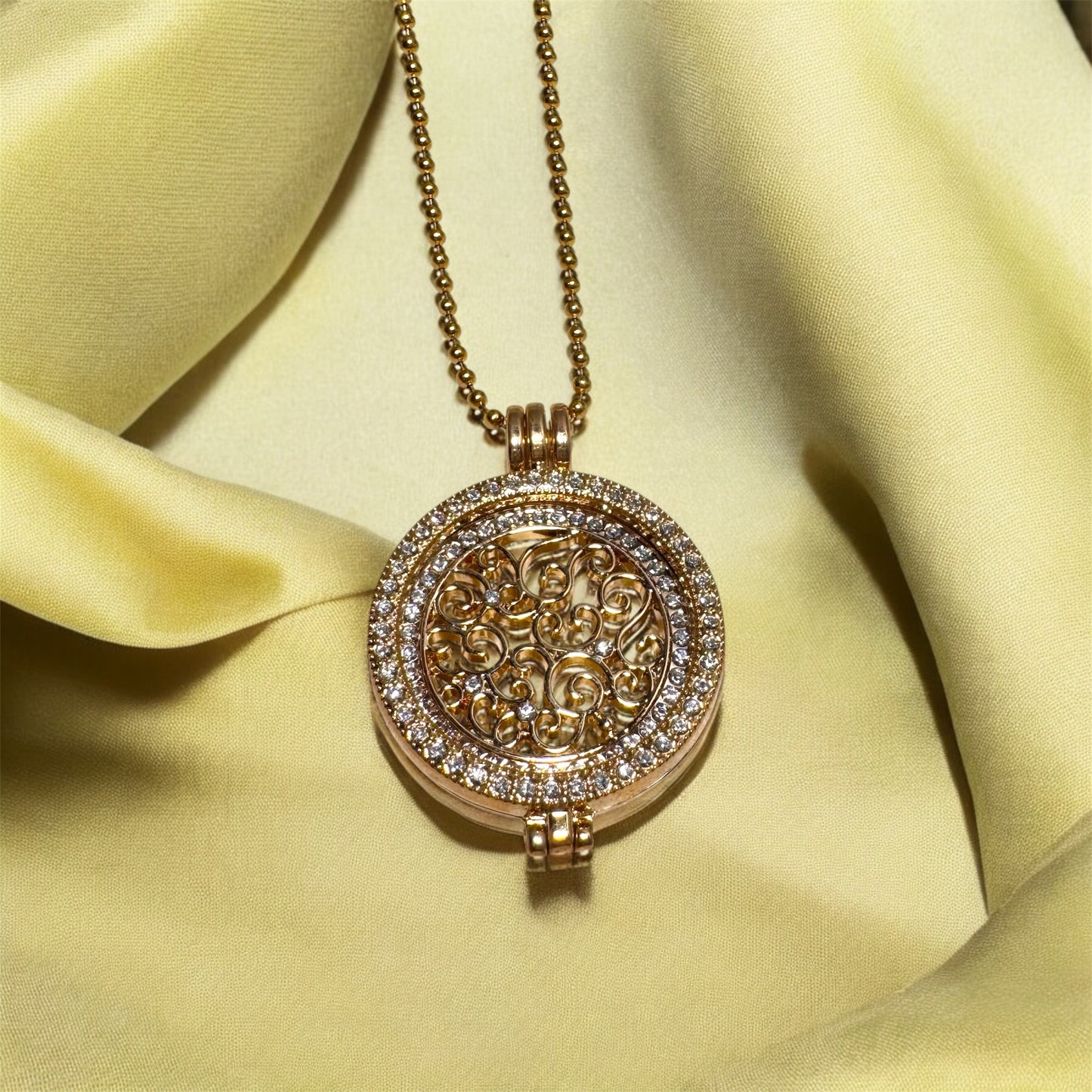 Interchangeable Coin Insert Necklace