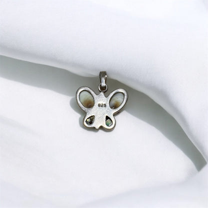 S925 Sterling Silver Shiva Eye Shell Butterfly Pendant